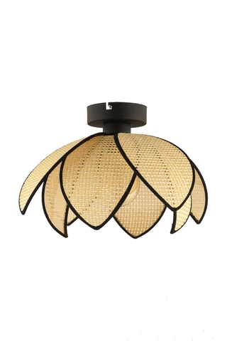 Candeeiro de teto - Cru e preto - 40 W