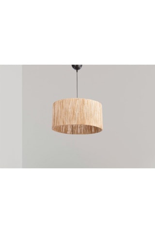 Candeeiro suspenso Cane - Natural - 60 W