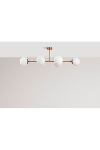 Candeeiro de teto - Acobreado - 3 x 40 W