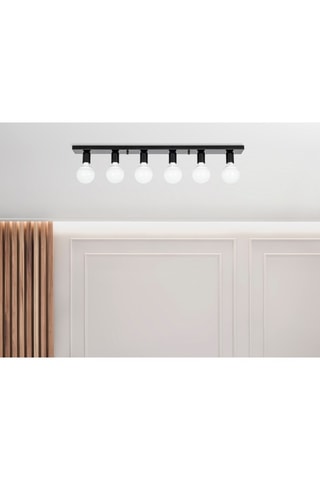 Candeeiro de teto Mirro - Preto - 40 W