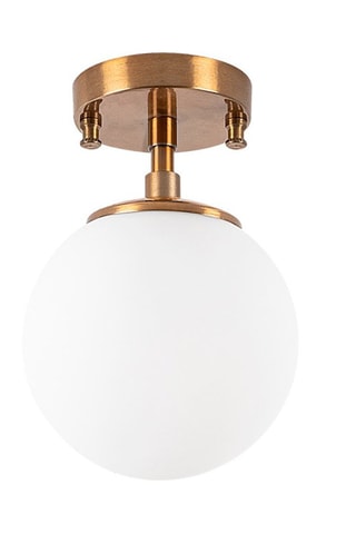 Candeeiro de teto - Dourado e amarelo - 15 W