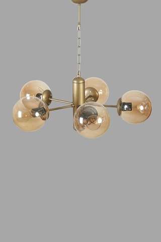 Candeeiro suspenso - Dourado - 5 x 40 - 60 W