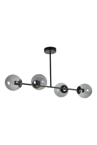 Candeeiro suspenso Yeni Favori 4 - Preto - 4 x 60 W
