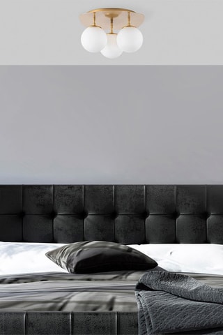 Candeeiro de teto Well Dourado