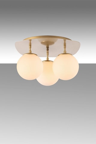 Candeeiro de teto Well Dourado