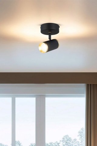 Candeeiro de teto LED - Preto