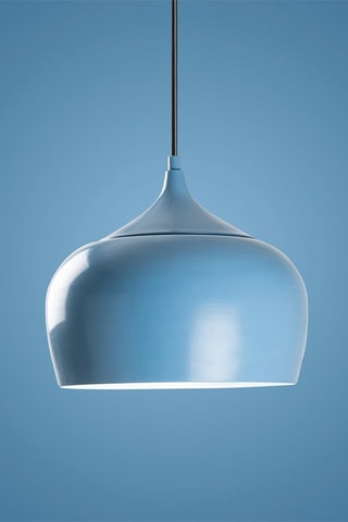 Hanglamp Patine - Blauw - 40 W