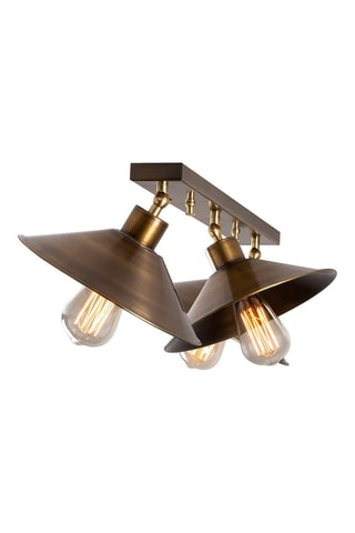 Candeeiro de teto Berceste - Dourado - 3 x 100 W