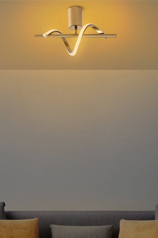 Candeeiro de teto LED Likma Dourado