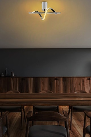 Candeeiro de teto LED Likma - Prateado - 11 W