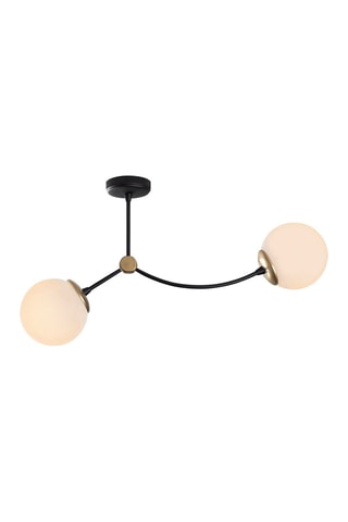 Candeeiro suspenso Kromozom 1011 Branco e preto