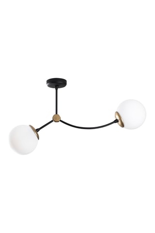 Candeeiro suspenso Kromozom 1011 Branco e preto