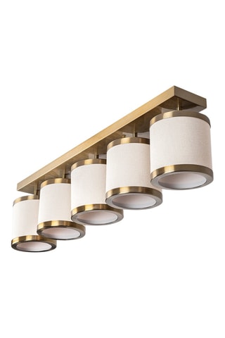 Candeeiro de teto Way - Dourado - 5 x 40 W