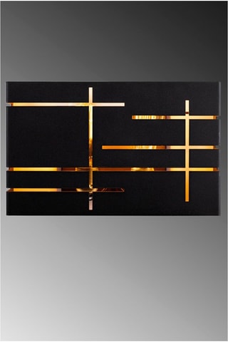 Wandlamp - Zwart en Goudkleurig - 100 W