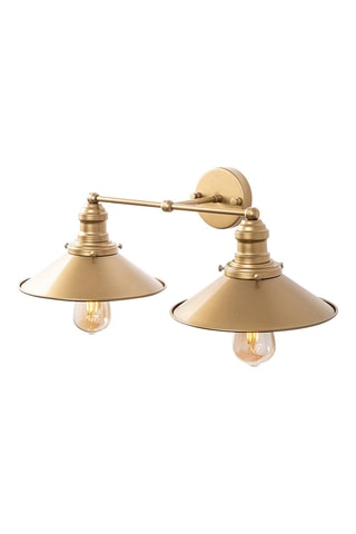 Wandlamp Conical - Goudkleurig - 2 x 40 W