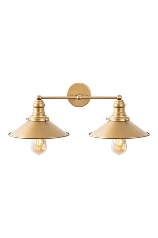 Wandlamp Conical - Goudkleurig - 2 x 40 W