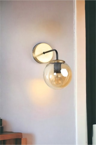 Wandlamp Pablo - Goudkleurig - 60 W