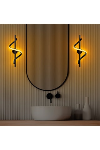 Wandlamp - Zwart - 11 W