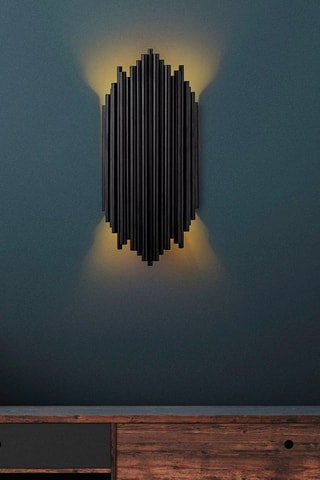 Wandlamp Kara - Zwart - 40 W