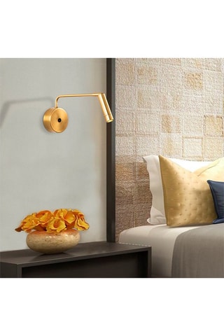 Ledwandlamp - Goudkleurig - 1 W 