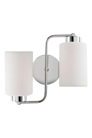 Wandlamp Balcova - Zilverkleurig - 2 x 100 W