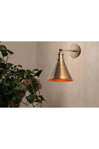 Wandlamp Berceste Bronskleurig