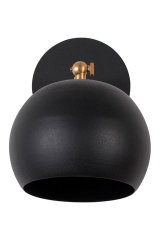 Wandlamp Sivani Zwart en Goudkleurig