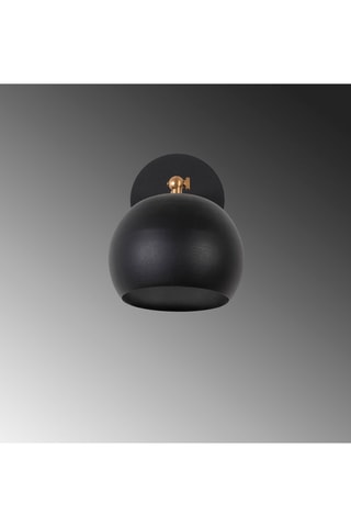 Wandlamp Sivani Zwart en Goudkleurig