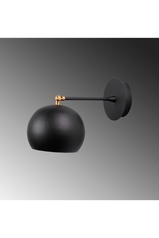 Wandlamp Sivani Zwart en Goudkleurig