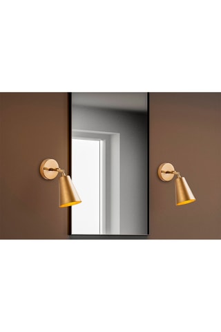 Wandlamp Evander - Goudkleurig