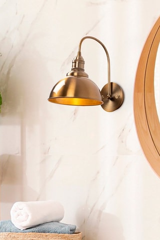 Wandlamp Koperkleurig