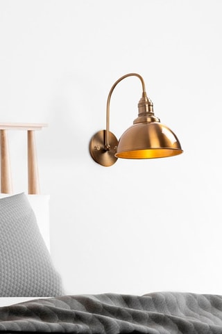 Wandlamp Koperkleurig