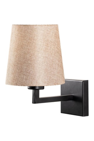 Wandlamp Zwart en Crèmekleurig
