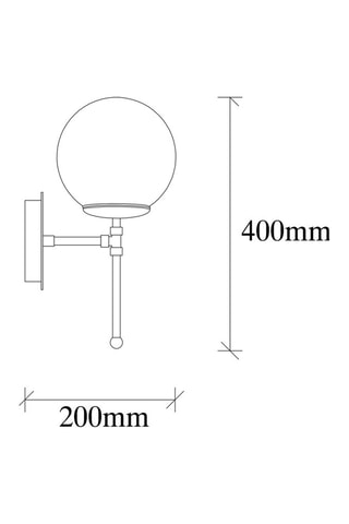 Wandlamp Goudkleurig