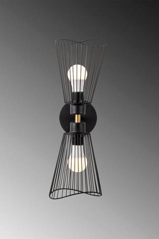 Wandlamp Zeyno Zwart