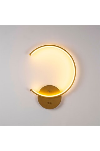 Wandlamp Moon - Goudkleurig