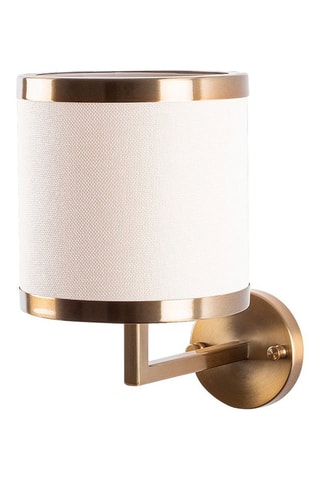 Wandlamp Way - Wit en Goudkleurig