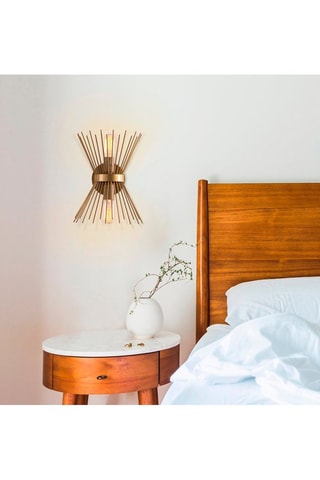 Wandlamp Kirpi - Goudkleurig