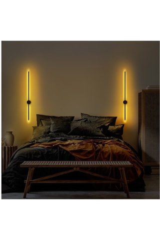 Applique murale LED Sword - Noir - 13 W