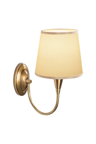 Wandlamp Prado - Wit en Goudkleurig