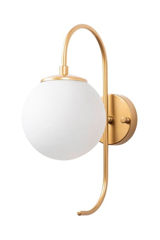 Wandlamp Jewel - Goudkleurig en Wit - 15 W