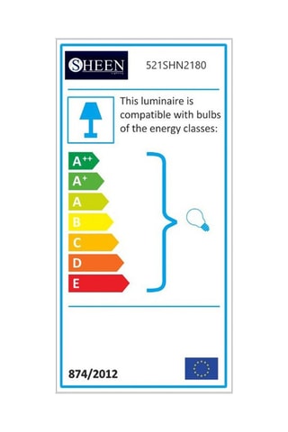 Wandlamp Efsun - Zwart - 2 x 40 W