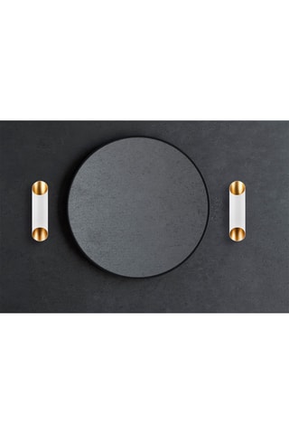 Wandlamp Cut - Wit en Goudkleurig