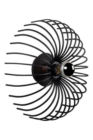 Aplique de parede Aspendos Preto