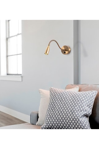 Wandlamp Reading - Goudkleurig