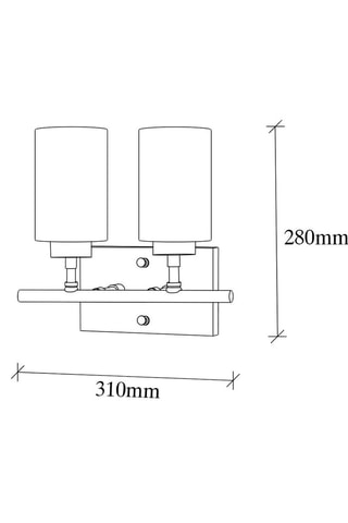 Wandlamp Yensuk Goudkleurig