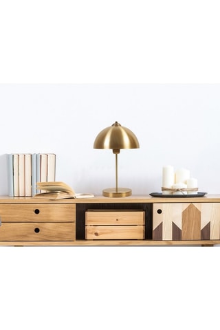 Candeeiro de mesa - Dourado - 60 W