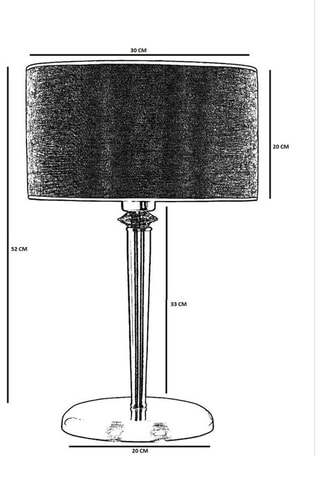 Candeeiro de mesa Maya - Bege e bronze - 60 W