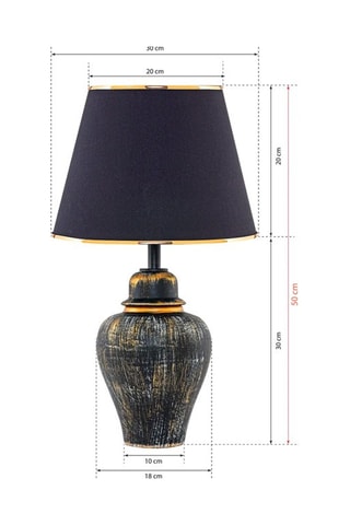 Candeeiro de mesa TM271 Preto