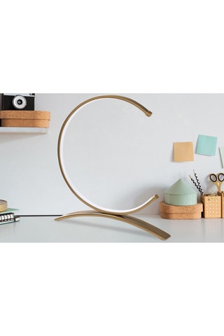 Candeeiro de mesa LED Moon - Dourado - 12 W